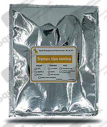 TRAMPA AMARILLA "PLASTICO" (ADHESIVO AMBAS CARAS 8"x10") (BOLSA 25 TRAMPAS )